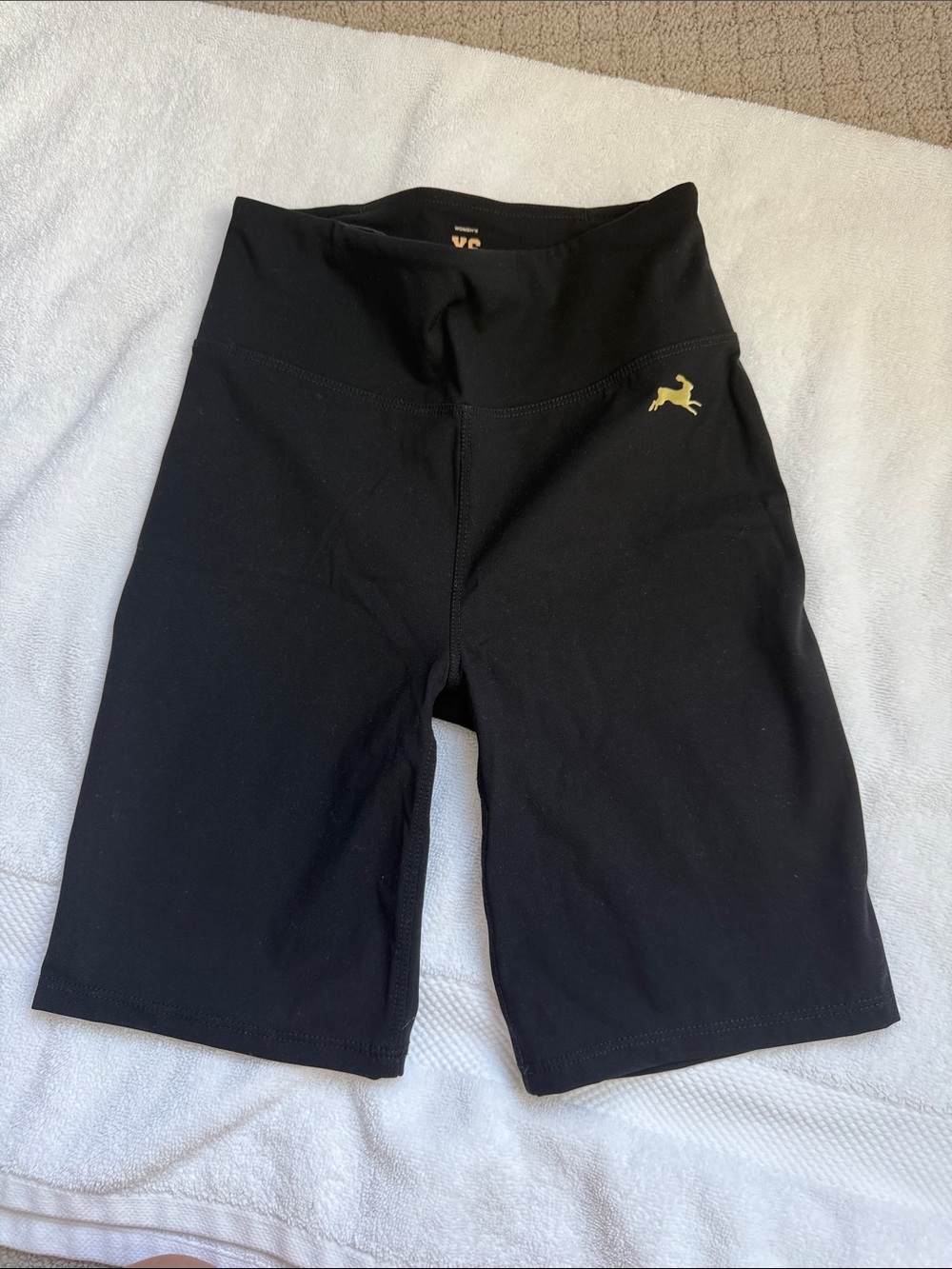 Tracksmith Black High-Rise Fitted Shorts- 7” inseam